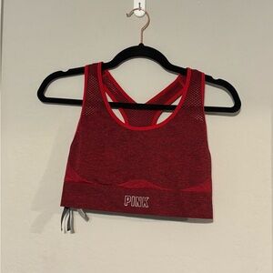 PINK Victoria's Secret Red Sports Bra